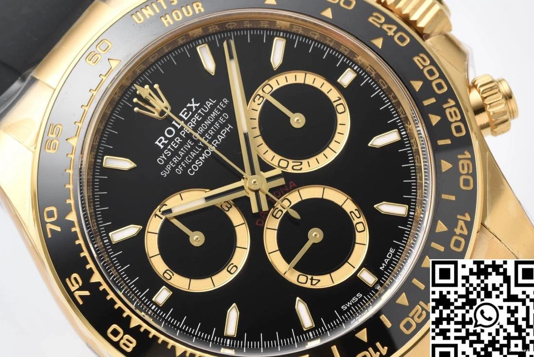 Clean Daytona Bezel Black Factory Cosmograph M126518 Rolex 1120